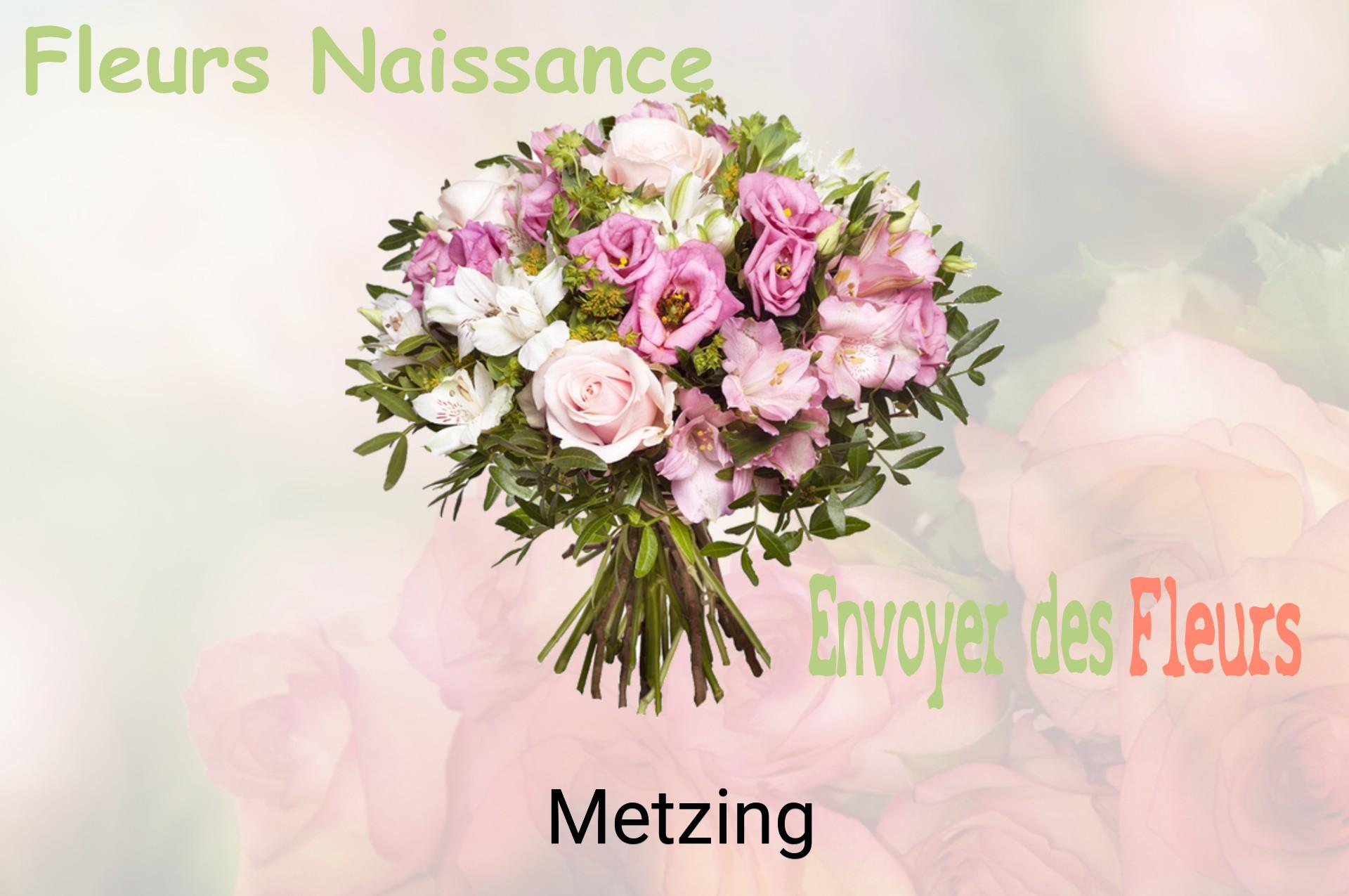 Bouquet de fleurs de naissance livré à Metzing